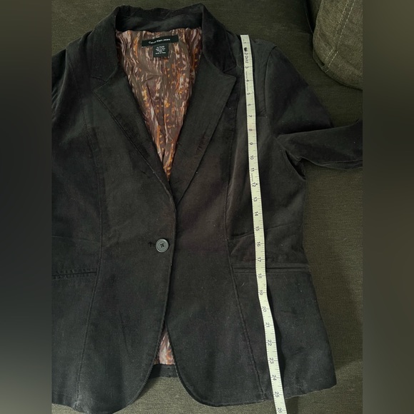 CALVIN KLEIN JEANS WOMEN’s NWT CORDUROY BLACK BLAZER SIZE XL EUC - Picture 5 of 9